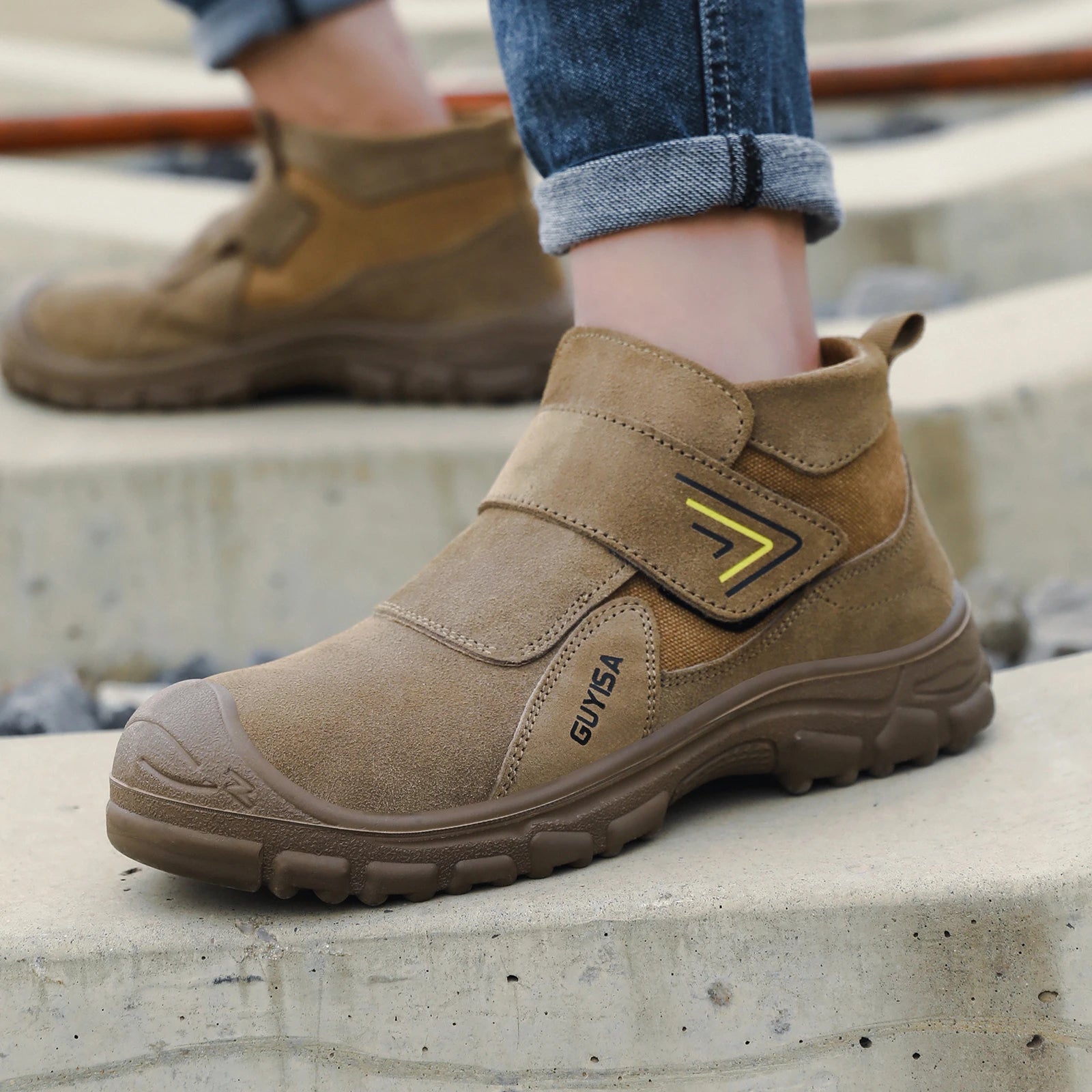 Scarpe da Lavoro Uomo – Protezione Multiuso, Suola Resistente, Tutte le Stagioni