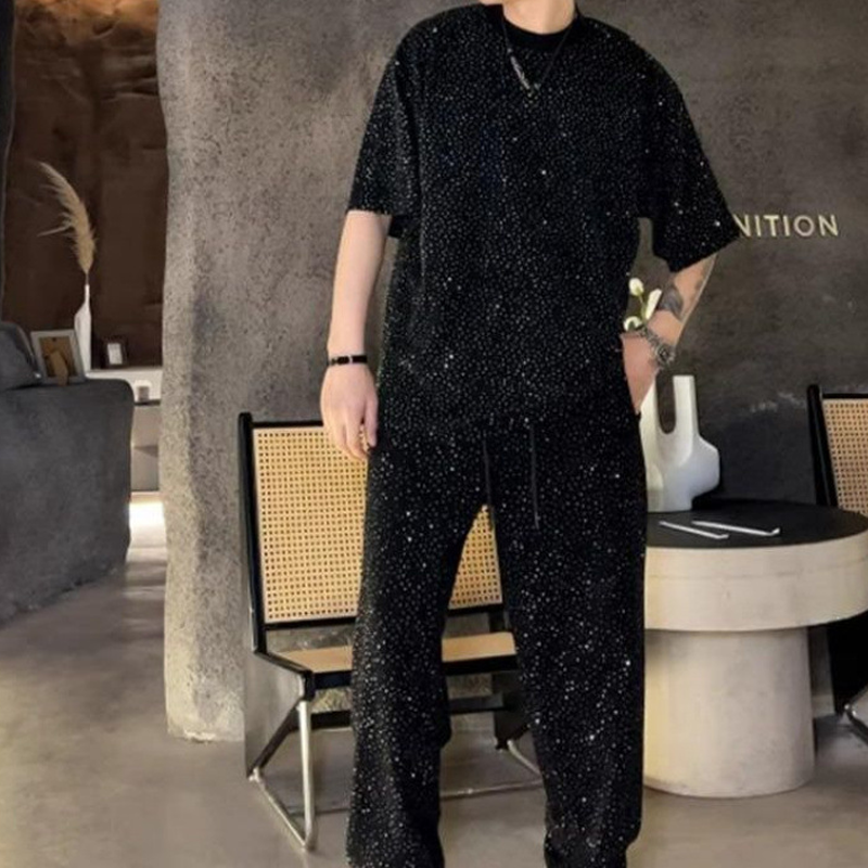 💖2025 brandneues Design✨Herren-Zweiteiler mit Kurzarmshirt und weiter Hose🩳