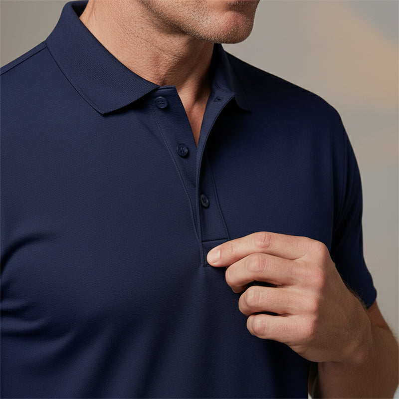 🌞Frühlingserwachen: 50% Rabatt!🔥Premium Performance Poloshirt: Schnelltrocknendes Herren Polo im Athletic Fit