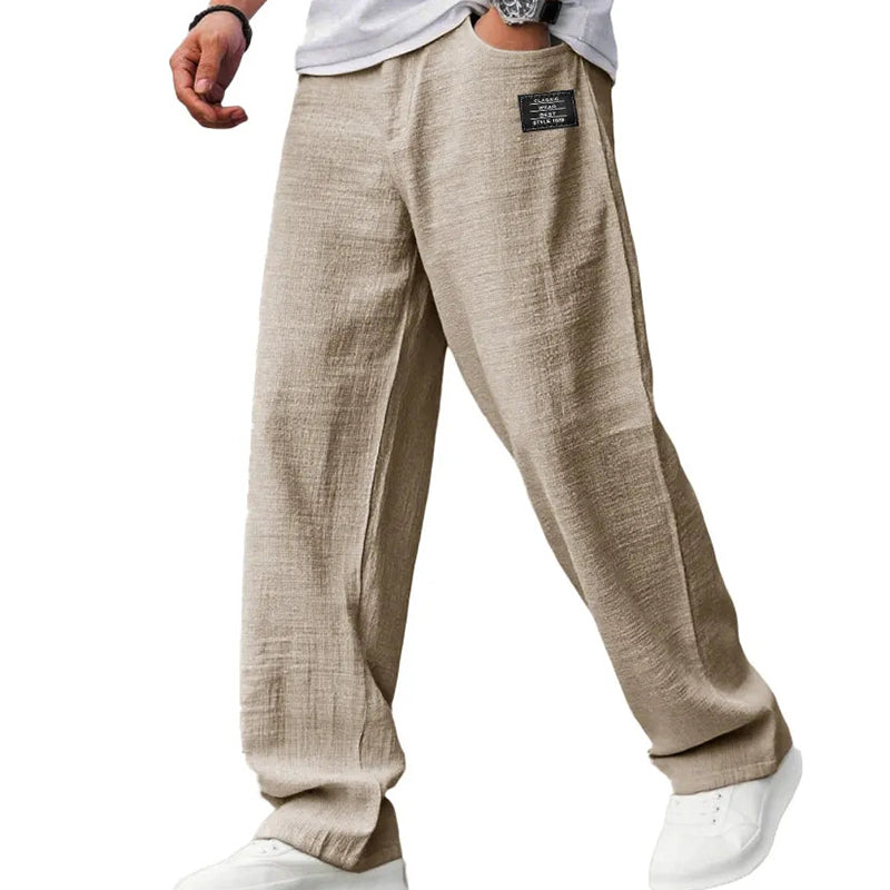 🌞Frühlingserwachen: 50% Rabatt!☁️Sommer-Essential: Atmungsaktive Baumwoll-Leinen-Hose für Herren – Maximaler Komfort & Stil