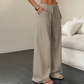 🌞Frühlingserwachen: 50% Rabatt!💕High-Waist Sommerhose "Easy Chic" – Atmungsaktiv mit verstellbarem Kordelzug